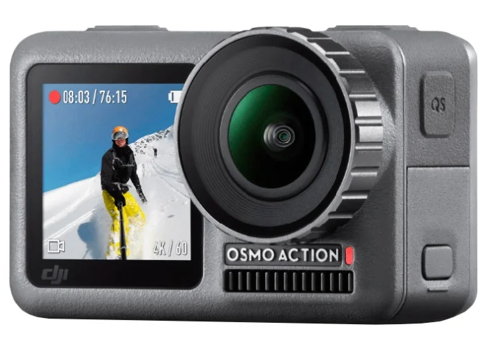 Экшн-камера DJI Osmo Action серая купить,NaN
