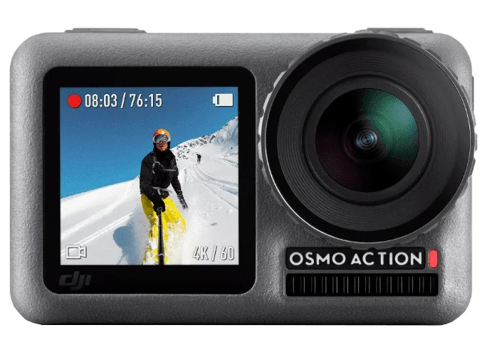 Экшн-камера DJI Osmo Action серая купить,0