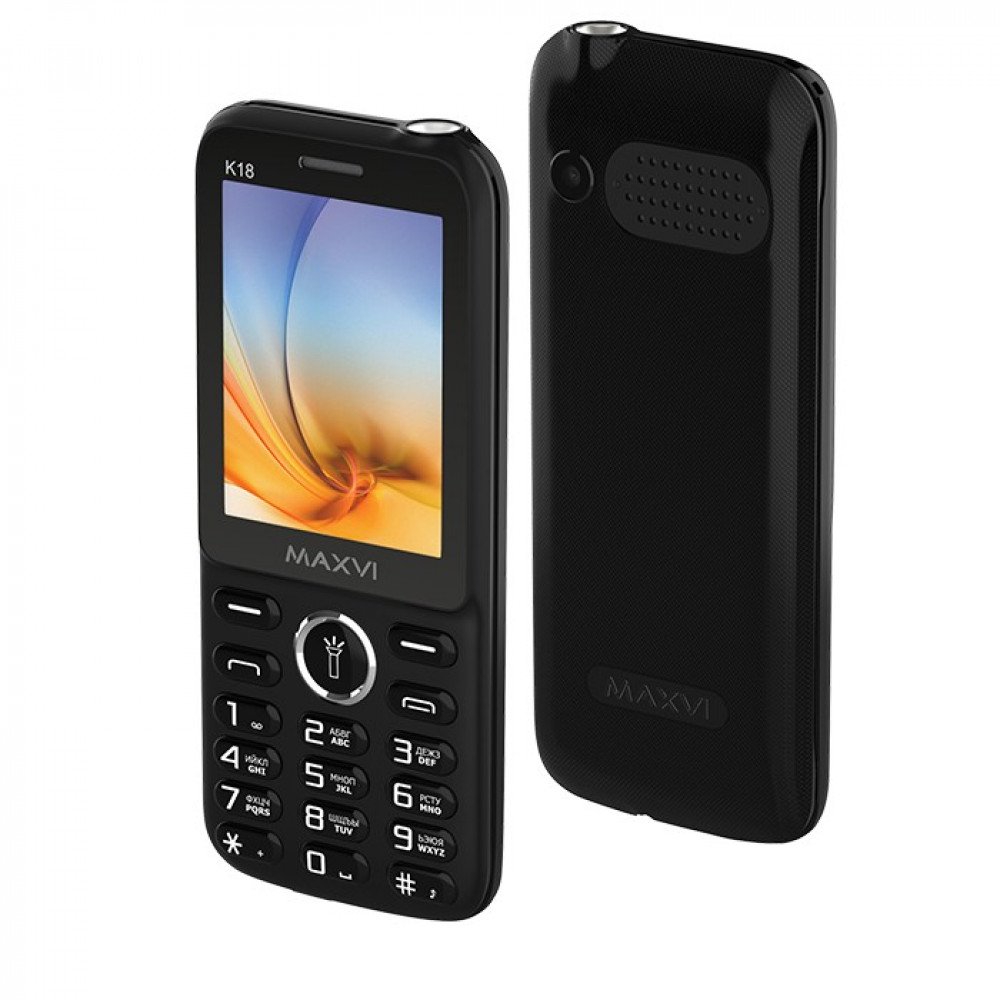 Мобильный телефон Maxvi K18 Black
