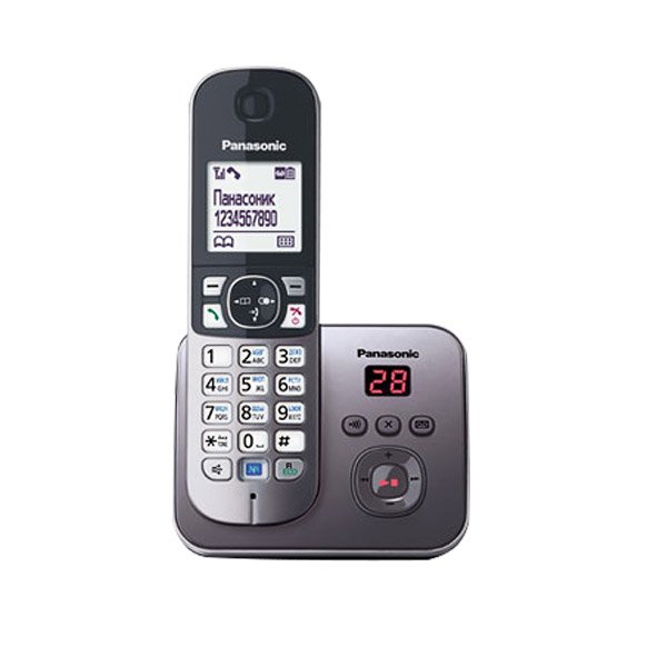 Радиотелефон Panasonic KX-TG 6821 CAM серый