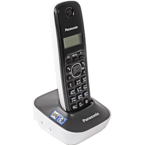 Радиотелефон Panasonic KX-TG1611CAW черно-белый купить,NaN