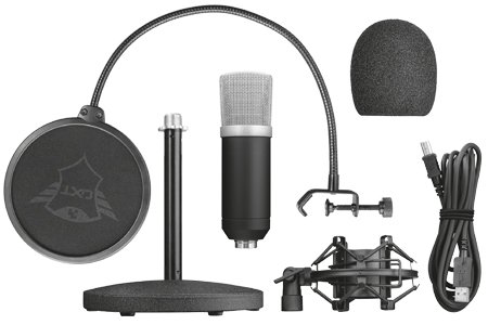 Микрофон Trust Gaming GXT 252 Emita черный купить,NaN