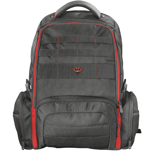 Рюкзак для ноутбука Trust GXT 1250 Hunter Gaming 17.3" черно-красный