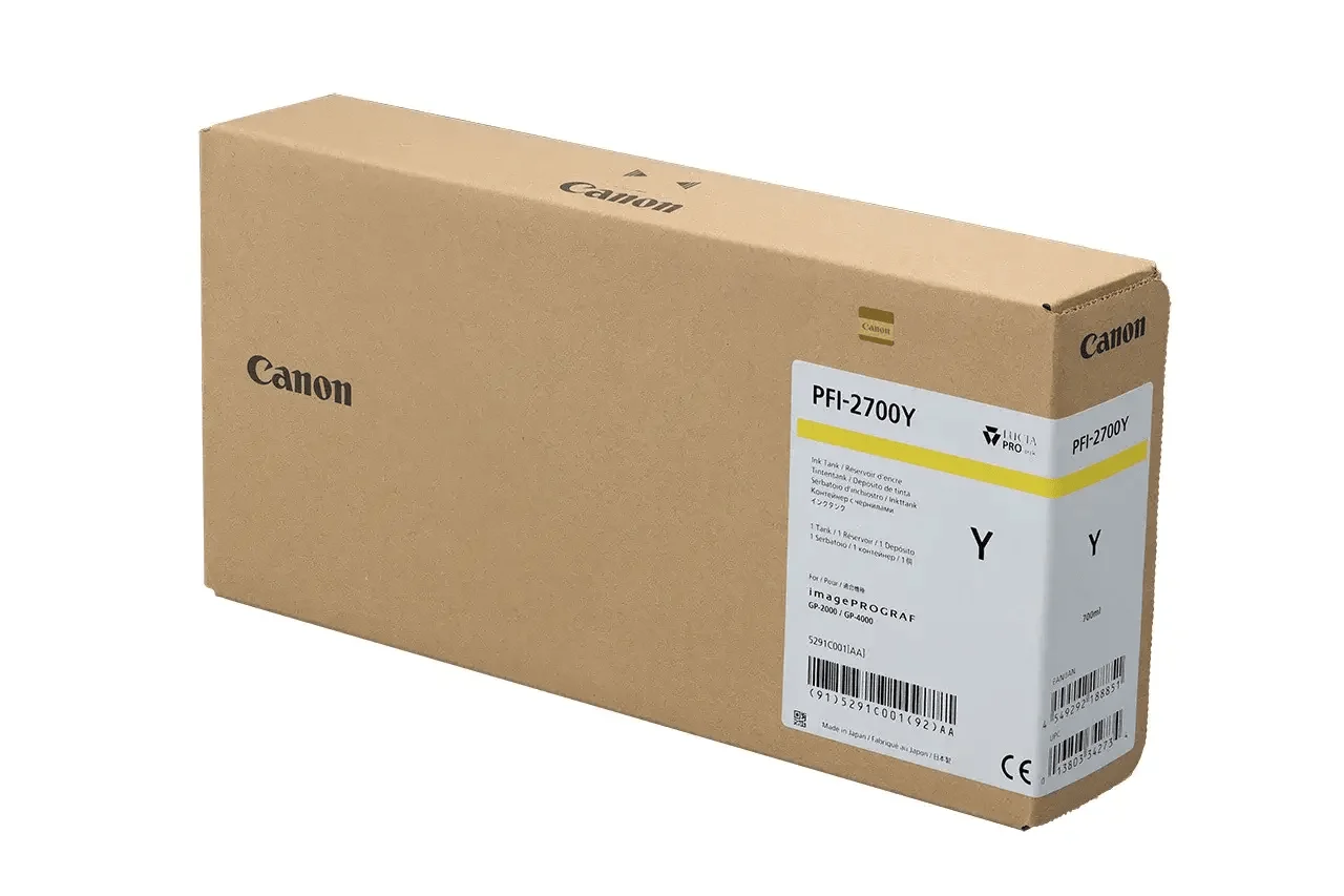 Картридж Canon PFI-2700 Yellow для image PROGRAF PRO-4600S 5291C001