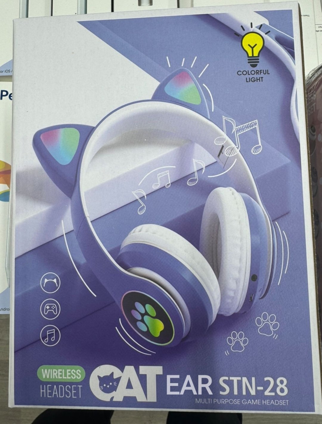 Наушники CAT EAR STN-28 сиреневый купить,5900