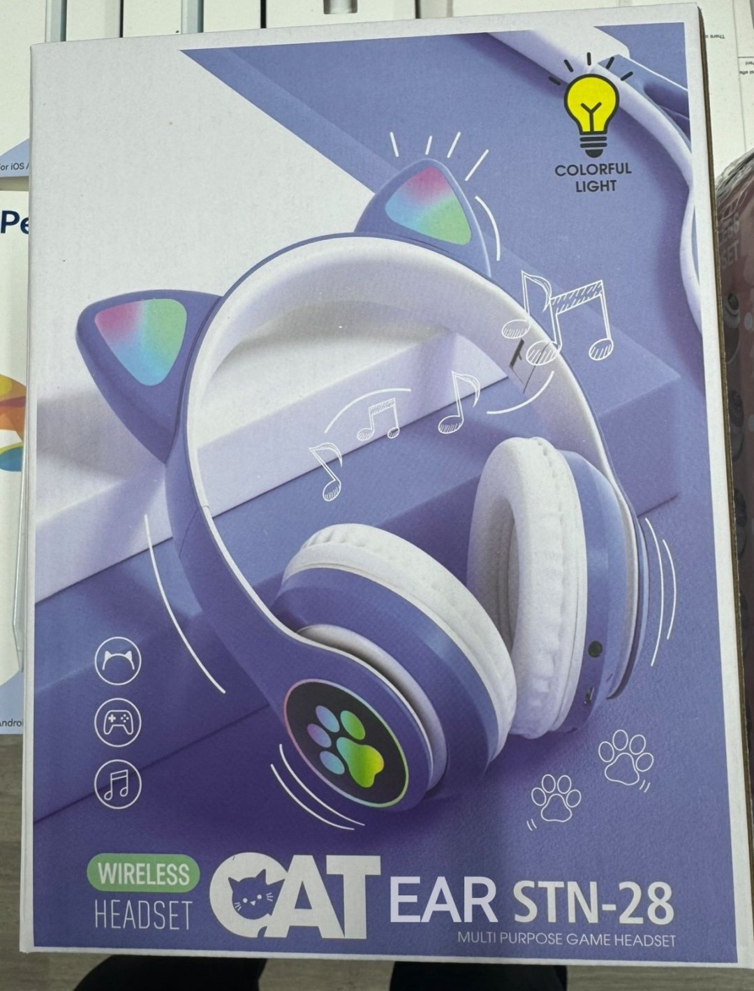 Наушники CAT EAR STN-28 сиреневый купить,5900