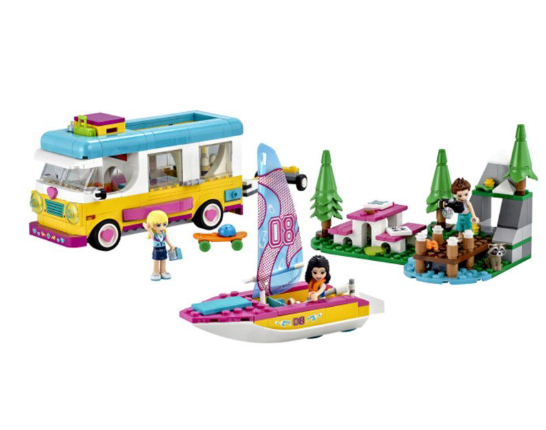 Конструктор Lego Friends Лесной дом на колесах и парусная лодка  41681 купить,NaN