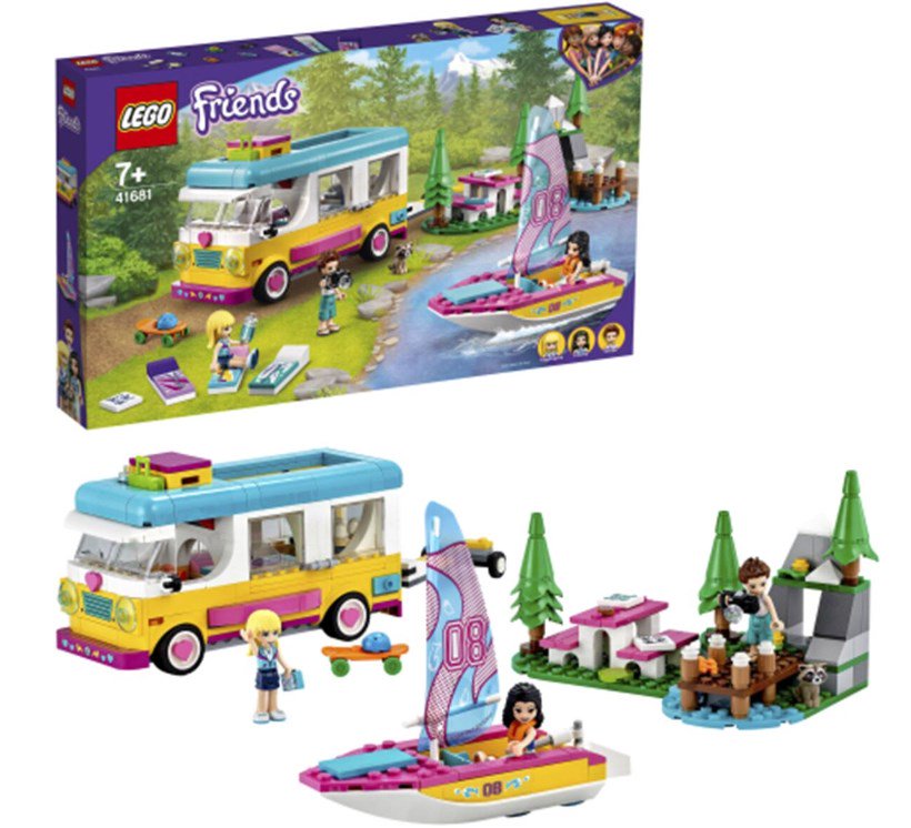 Конструктор Lego Friends Лесной дом на колесах и парусная лодка  41681 купить,NaN