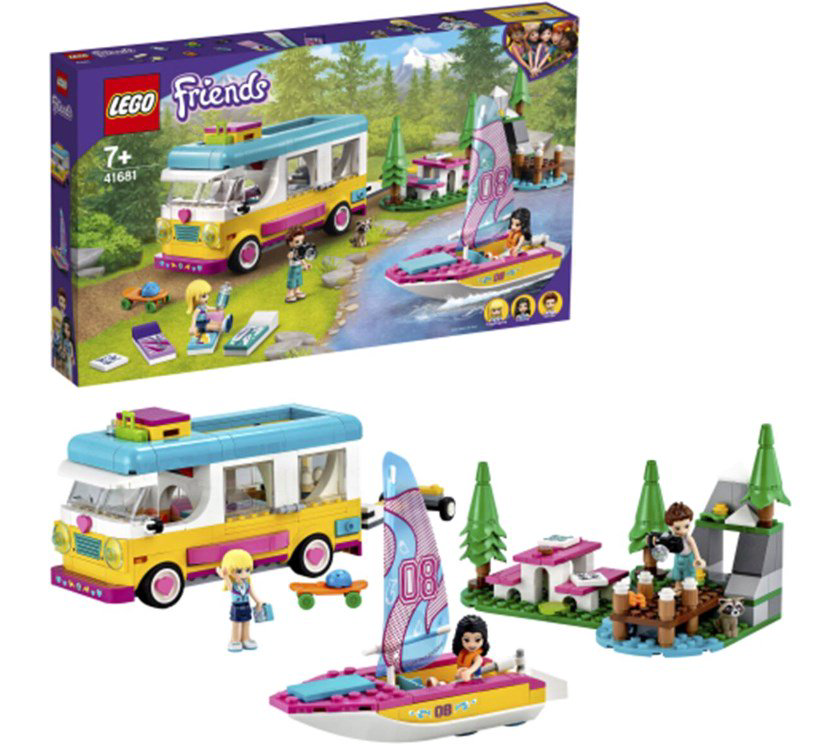 Конструктор Lego Friends Лесной дом на колесах и парусная лодка  41681 купить,NaN