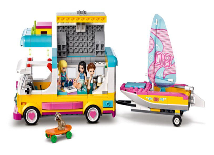 Конструктор Lego Friends Лесной дом на колесах и парусная лодка  41681 купить,NaN