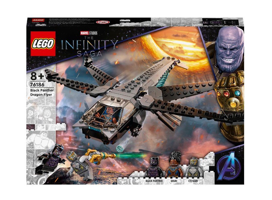 Конструктор Lego Super Heroes Корабль Чёрной Пантеры  Дракон 76186