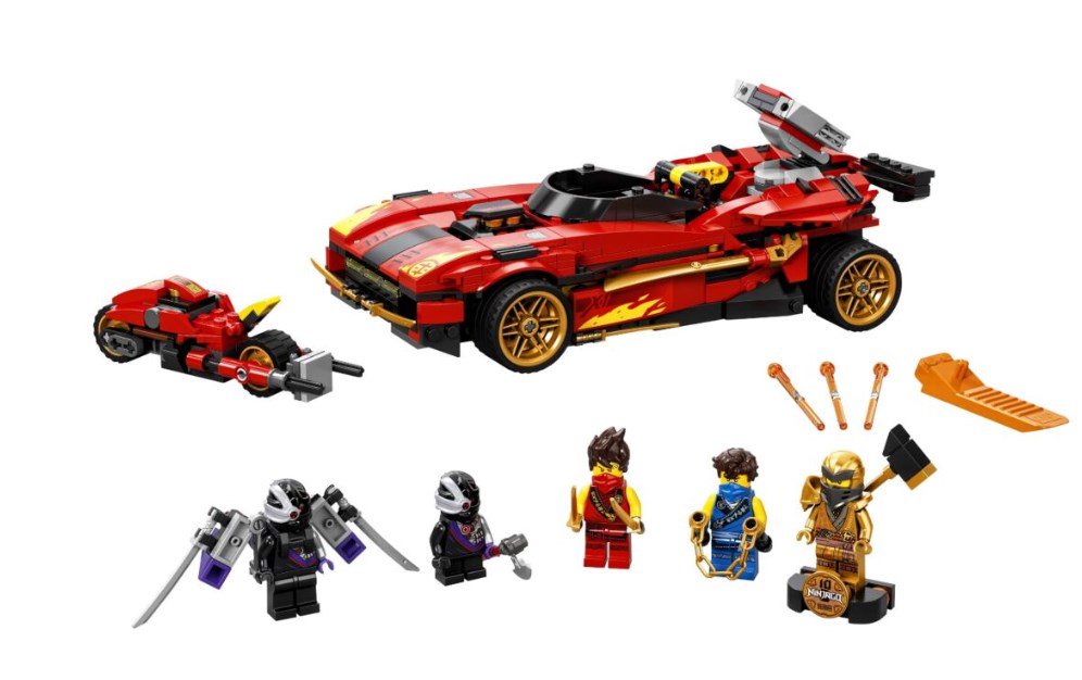 Конструктор Lego Ninjago Ниндзя-перехватчик Х-1  71737 купить,NaN