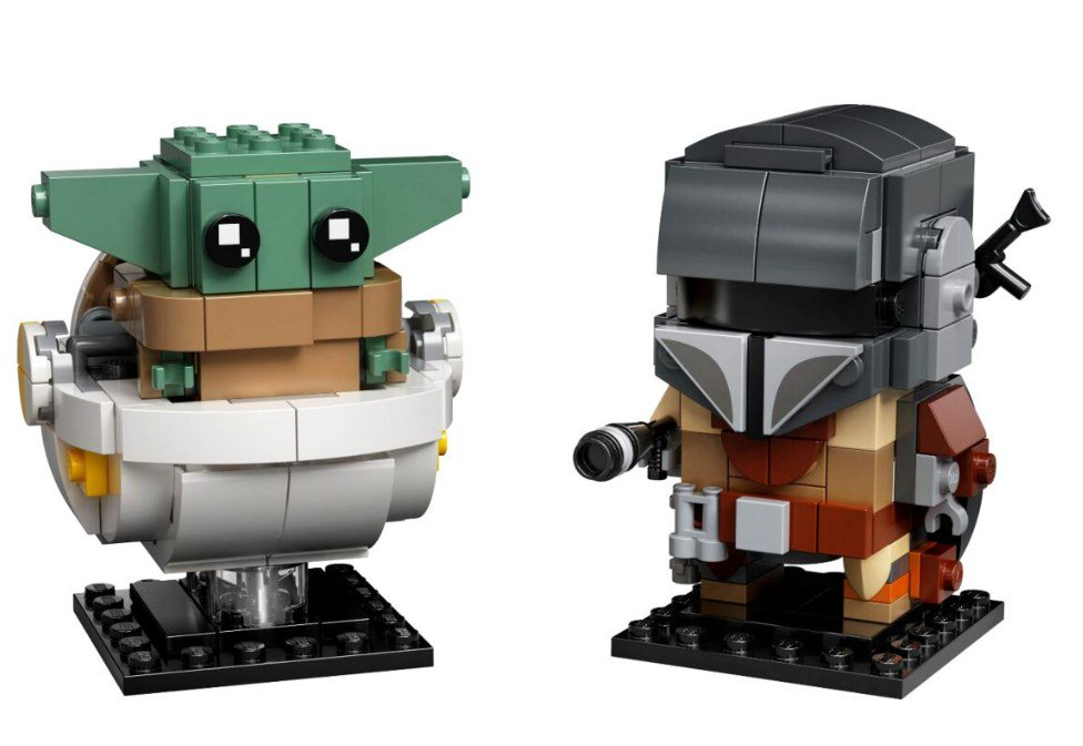 Конструктор Lego Brick Headz Мандалорец и малыш 75317 купить,NaN
