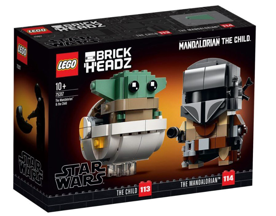 Конструктор Lego Brick Headz Мандалорец и малыш 75317 купить,NaN