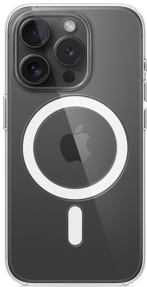 Чехол для Apple iPhone 15 Pro прозрачный