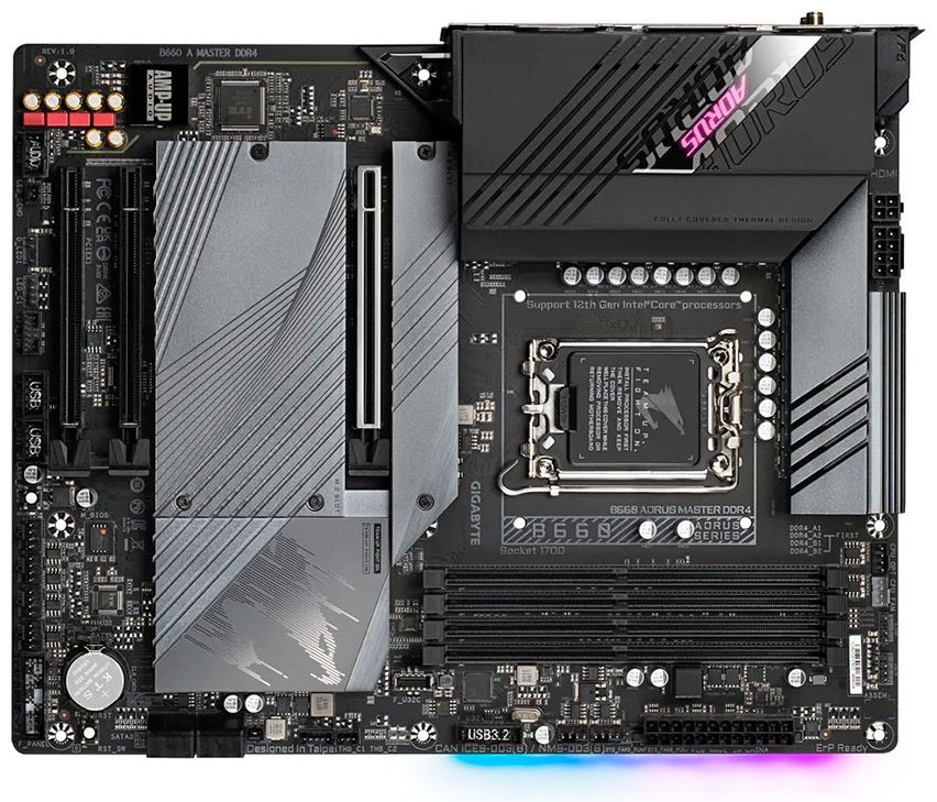Материнская плата GIGABYTE B660 AORUS MASTER DDR4 купить,NaN