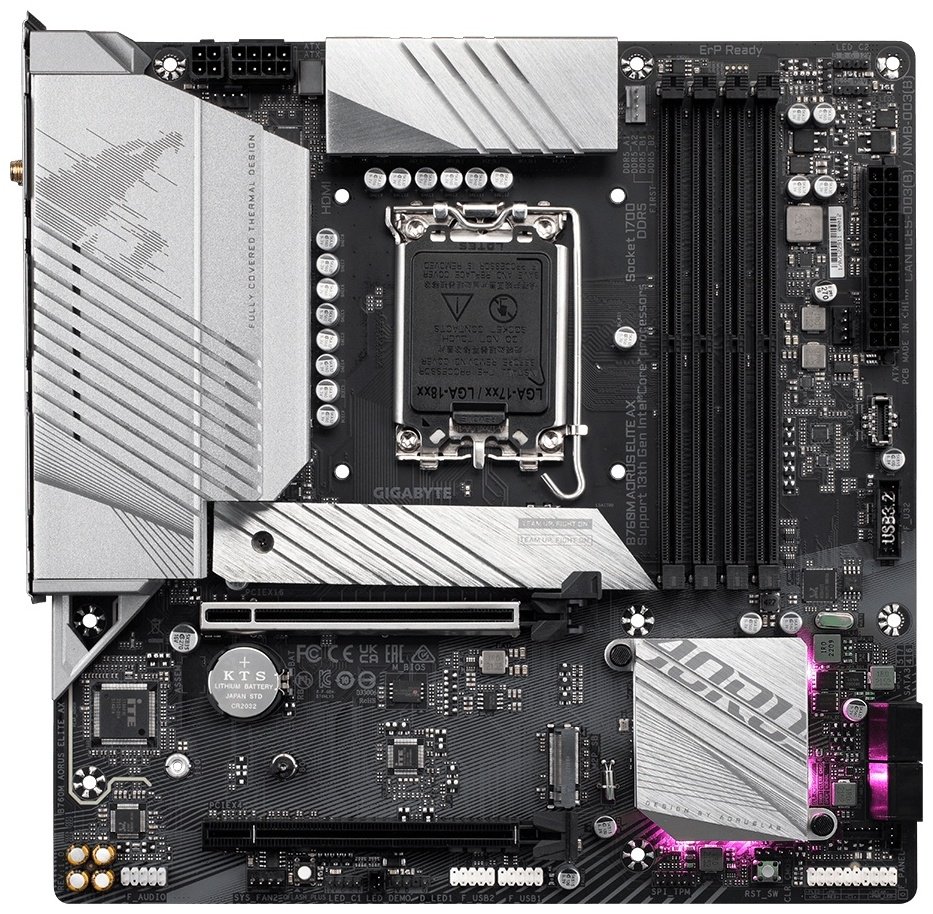 Материнская плата GIGABYTE B760M AORUS ELITE AX купить,NaN