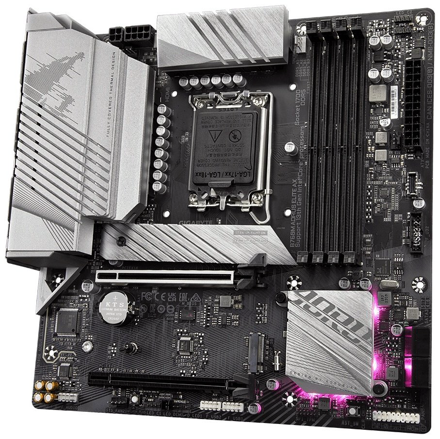 Материнская плата GIGABYTE B760M AORUS ELITE AX купить,NaN