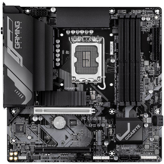 Материнская плата GIGABYTE B760M GAMING X WIFI6E GEN5 (REV1.0)