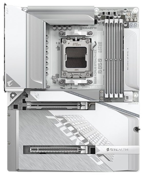 Материнская плата GIGABYTE B850 AORUS STEALTH ICE (REV 1.0) купить,NaN