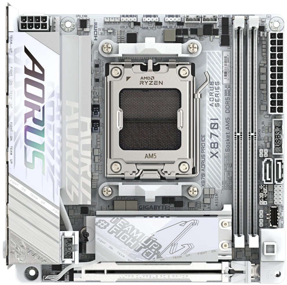 Материнская плата GIGABYTE X870I AORUS PRO ICE купить,NaN