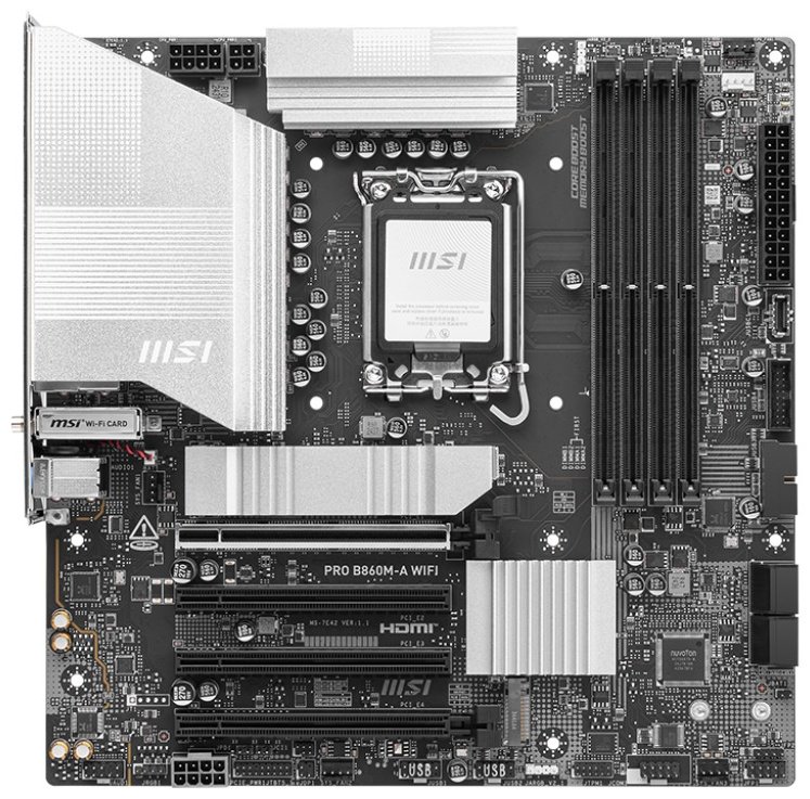 Материнская плата MSI PRO B860M-A WIFI купить,134360