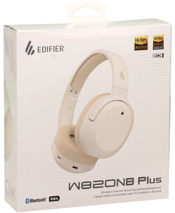 Наушники Edifier W820NB Plus v.2025 бежевый купить,26990
