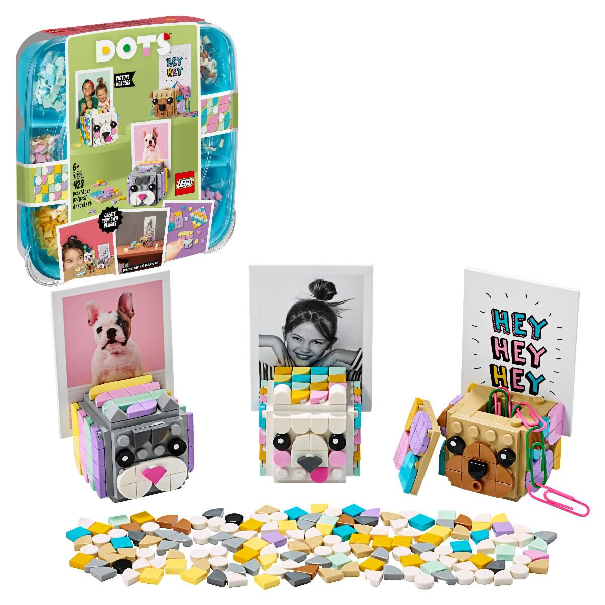 Конструктор Lego DOTs  Подставки для фото Животные 41904 купить,NaN