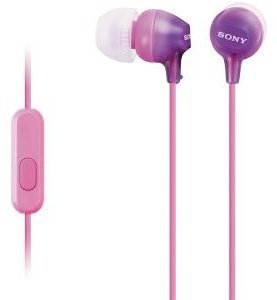 Наушники Sony MDR-EX15AP фиолетовый купить,NaN