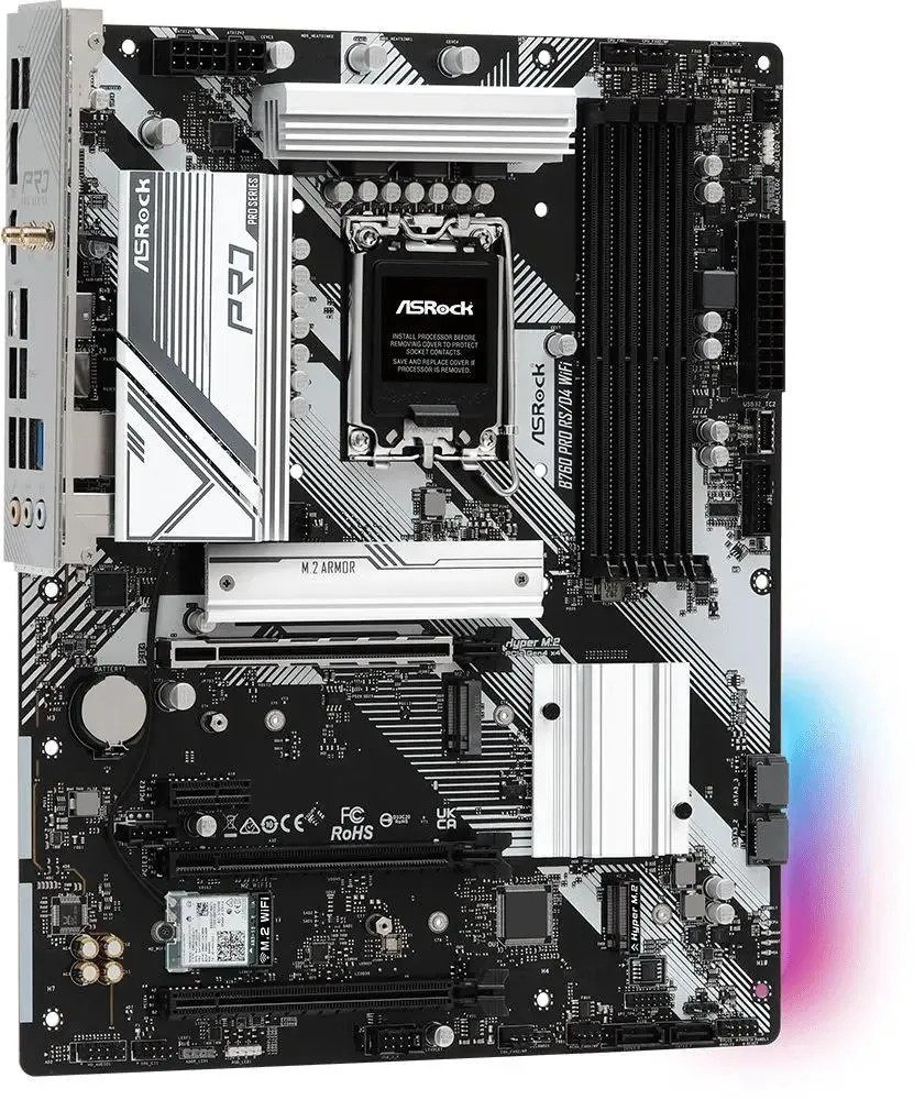 Материнская плата ASRock B760 PRO RS/D4 WIFI купить,NaN