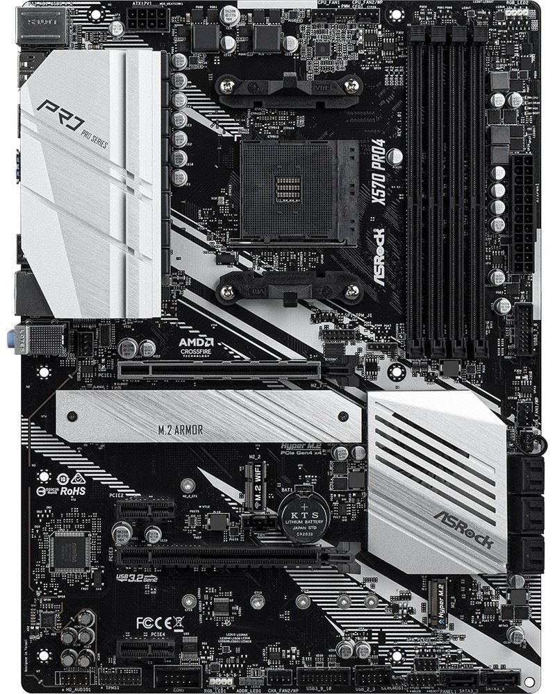 Материнская плата ASRock X570 Pro4 купить,NaN