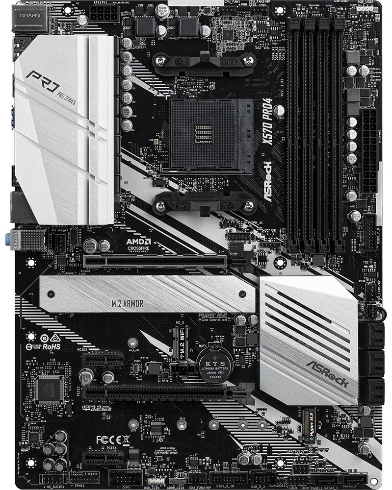 Материнская плата ASRock X570 Pro4 купить,NaN