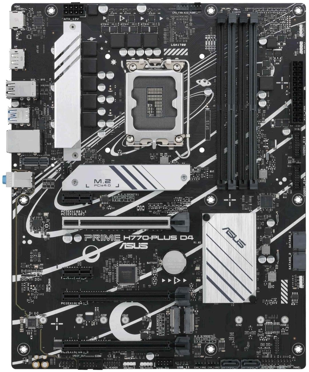 Материнская плата ASUS PRIME H770-PLUS D4 купить,NaN