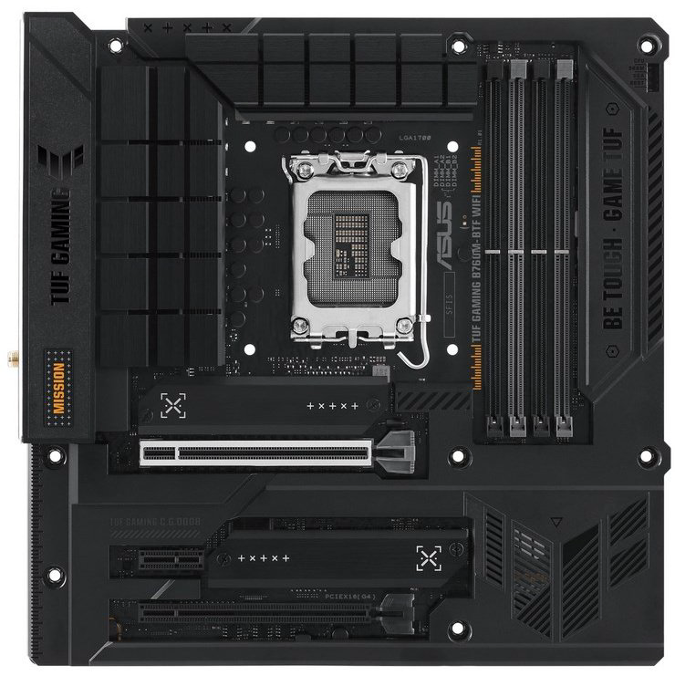 Материнская плата ASUS TUF Gaming B760M-BTF WiFi 90MB1G50-M0EAY0 - ForteMarket Материнская плата ASUS TUF Gaming B760M-BTF WiFi 90MB1G50-M0EAY0 купить,117878