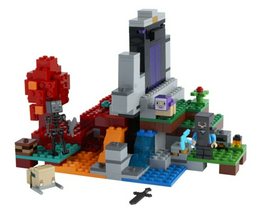 Конструктор Lego Minecraft Разрушенный портал 21172 316 деталей