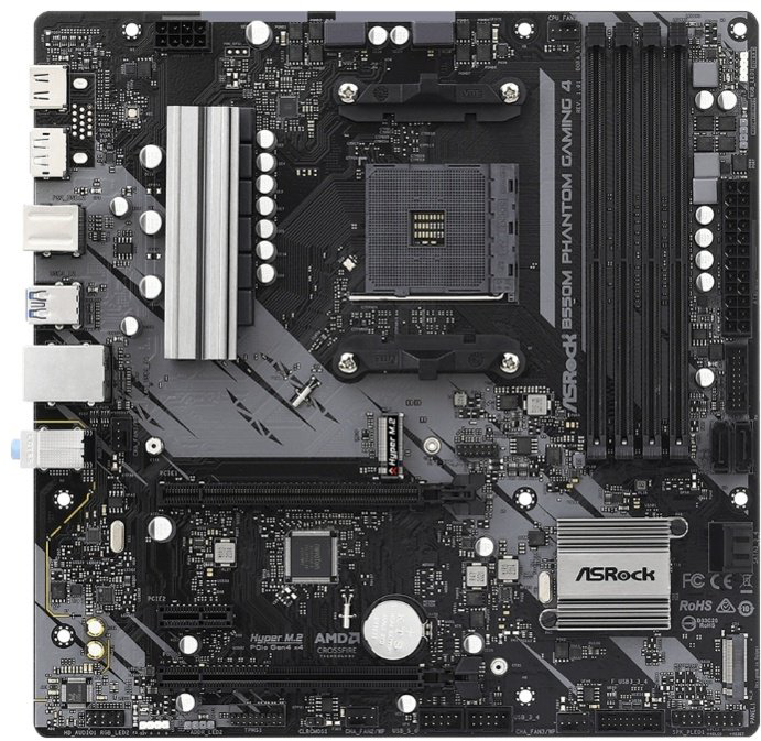 Материнская плата ASRock B550M Phantom Gaming 4 купить,59583