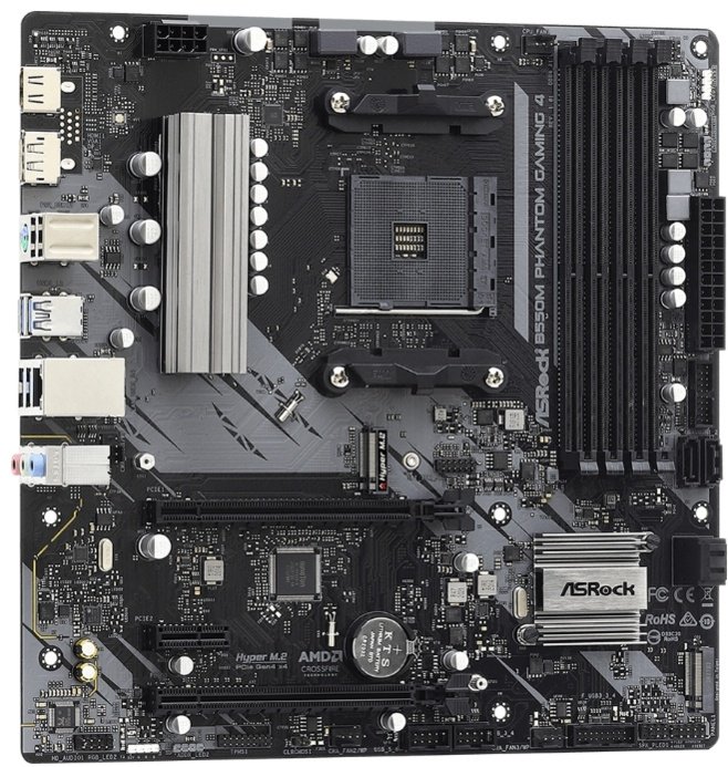 Материнская плата ASRock B550M Phantom Gaming 4