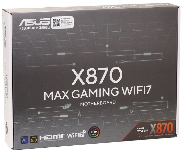Материнская плата ASUS X870 MAX GAMING WIFI7 купить,235262