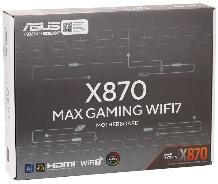 Материнская плата ASUS X870 MAX GAMING WIFI7 купить,235262