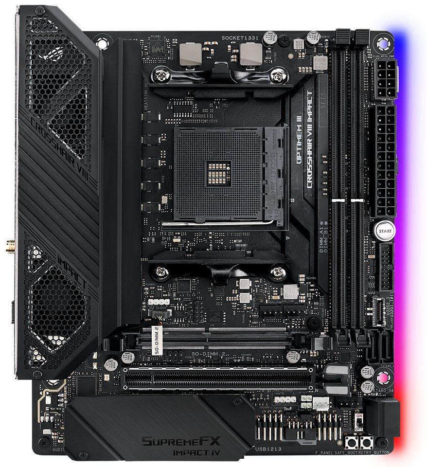 Материнская плата ASUS ROG CROSSHAIR VIII IMPACT купить,NaN