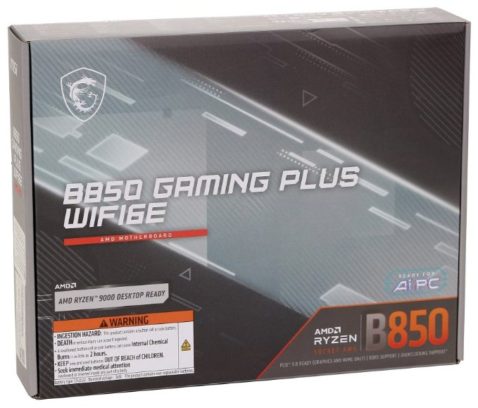 Материнская плата MSI B850 Gaming Plus WiFi6E купить,NaN