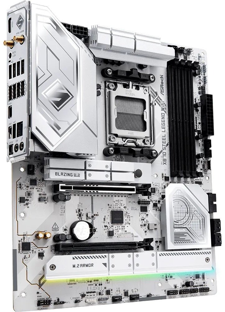Материнская плата ASRock X870 STEEL LEGEND WIFI - ForteMarket Материнская плата ASRock X870 STEEL LEGEND WIFI купить,163050