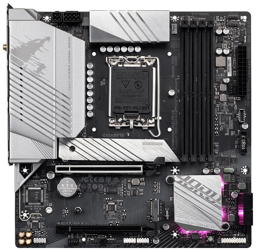 Материнская плата GIGABYTE B760 AORUS ELITE AX DDR4 купить,NaN