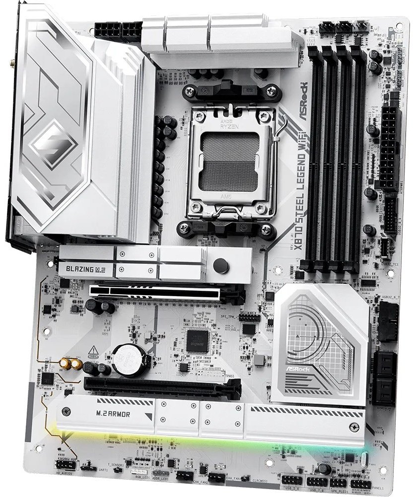 Материнская плата ASRock X870 STEEL LEGEND WIFI - ForteMarket Материнская плата ASRock X870 STEEL LEGEND WIFI купить,163050