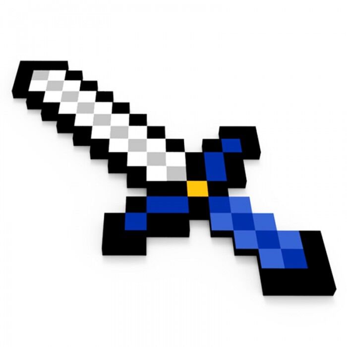 Меч Minecraft  Железный пиксельный 60см купить,NaN