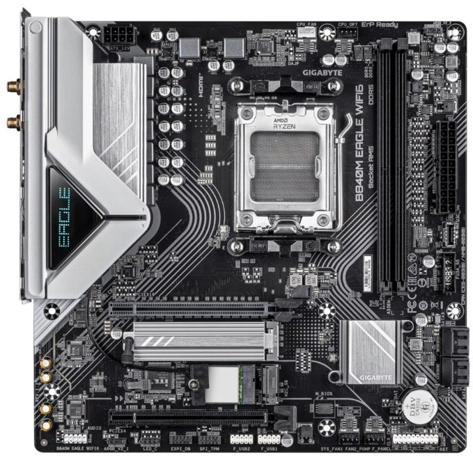 Материнская плата GIGABYTE B840M EAGLE WIFI6 (REV 1.1)