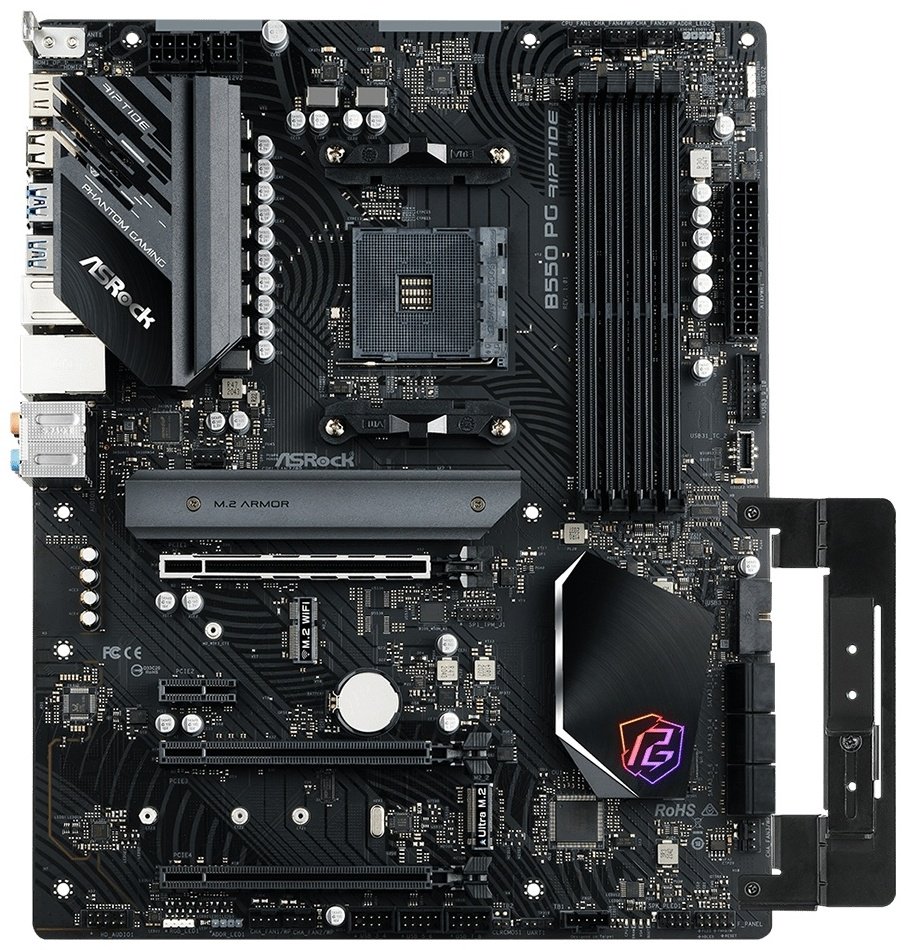 Материнская плата ASRock B550 PG Riptide купить,NaN