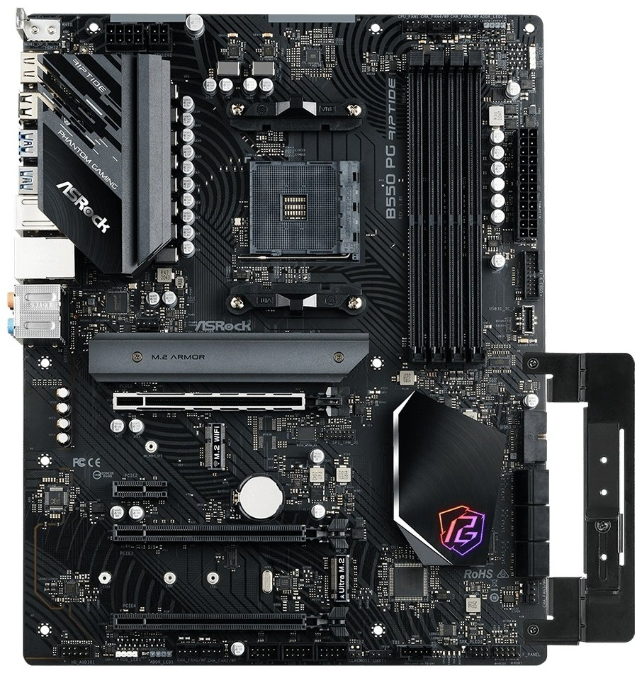 Материнская плата ASRock B550 PG Riptide купить,NaN