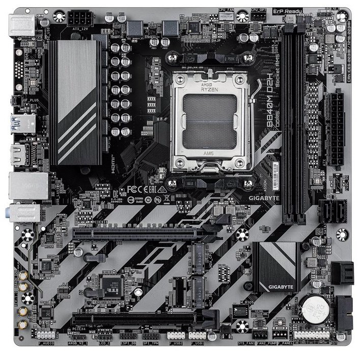Материнская плата GIGABYTE B840M D2H