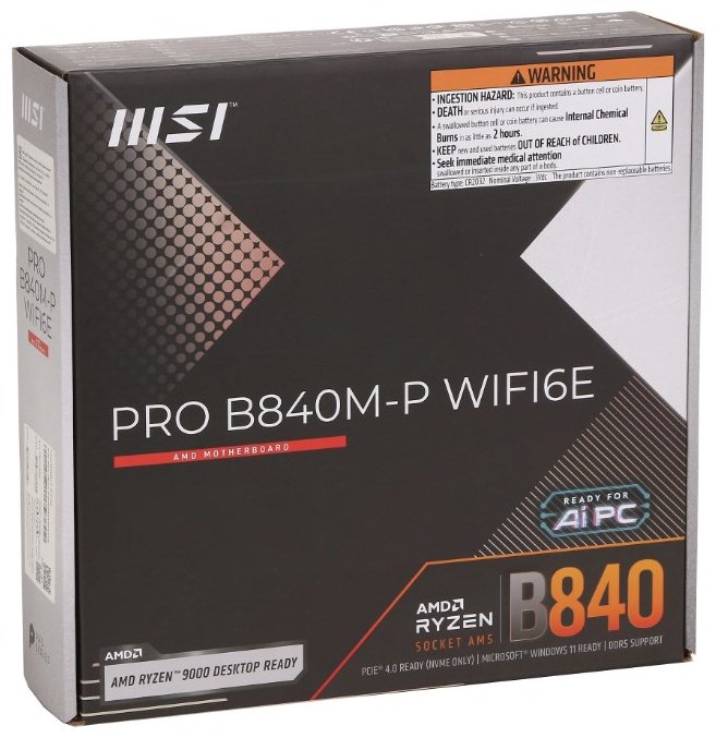 Материнская плата MSI PRO B840M-P WiFi6E купить,81230